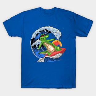 Surfing Alligator T-Shirt